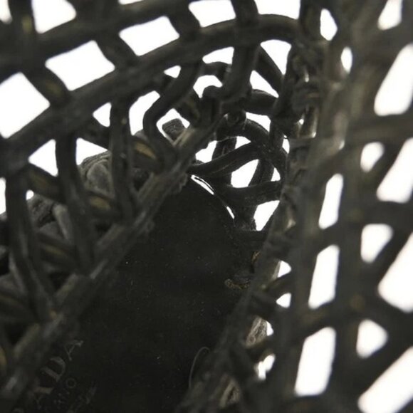 PRADA BLACK SUEDE HANDBAG YQ02428 BNN09 - Picture 7 of 7